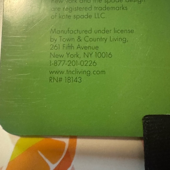 Set of 6 Kate Spade Placemats - great for indoor/outdoor! Pretty and practical🍋 - Picture 9 of 9